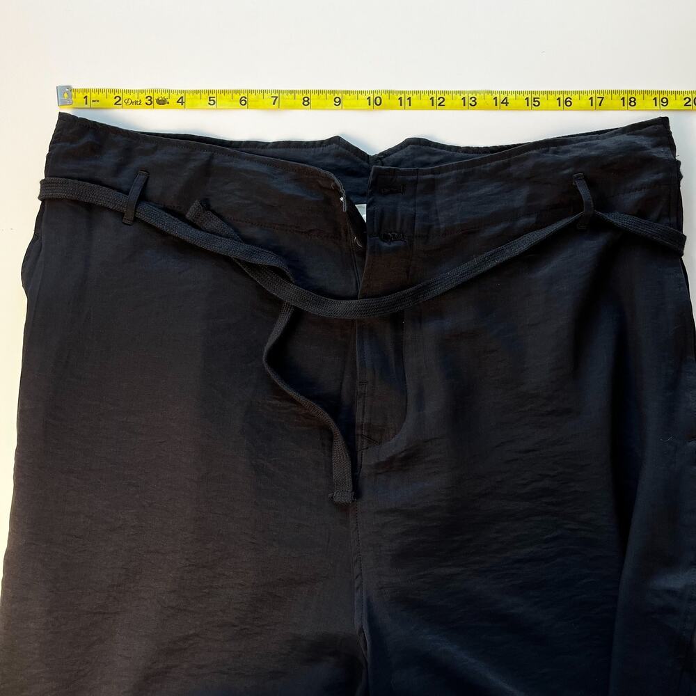 Women's Straight-Leg Drawstring Jogger Pants - Black - Picture 12 of 16